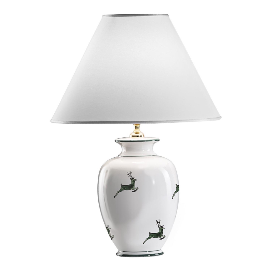 Kolarz 731.70W.100 - Candeeiro de mesa NONNA 1xE27/100W/230V branco