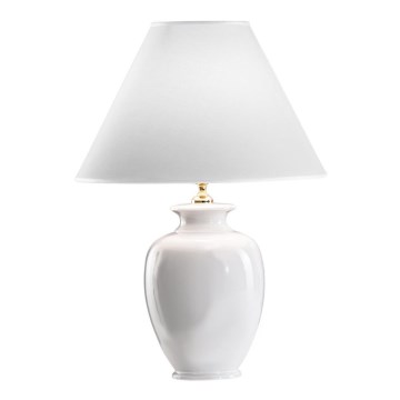 Kolarz 731.70W - Candeeiro de mesa NONNA 1xE27/100W/230V branco