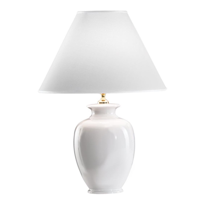 Kolarz 731.70W - Candeeiro de mesa NONNA 1xE27/100W/230V branco