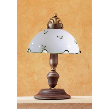 Kolarz 731.73.21 - Candeeiro de mesa NONNA 1xE14/60W/230V verde