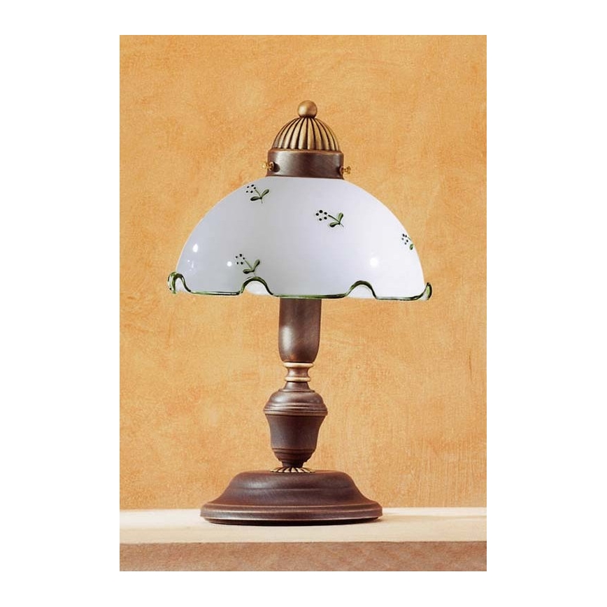 Kolarz 731.73.21 - Candeeiro de mesa NONNA 1xE14/60W/230V verde