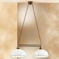 Kolarz 731.82.27 - Candeeiro suspenso NONNA 2xE27/75W/230V verde