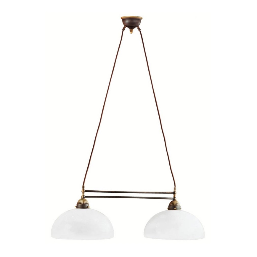 Kolarz 731.82.54 - Candelabro suspenso NONNA 2xE27/75W/230