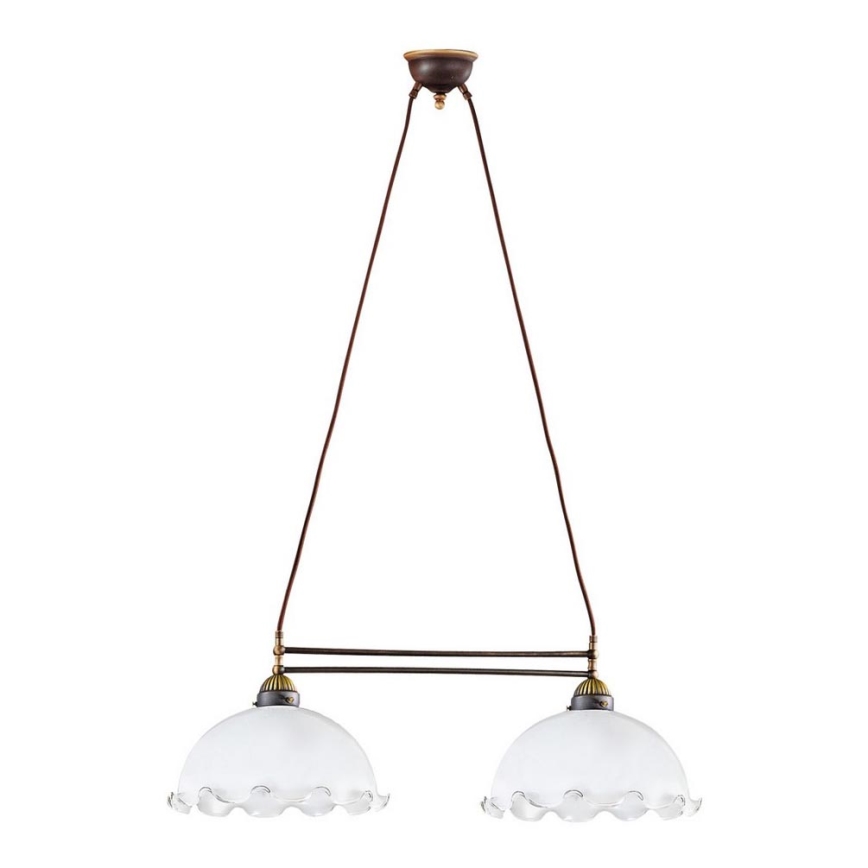Kolarz 731.82.74 - Candelabro suspenso NONNA 2xE27/75W/230