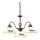 Kolarz 731.83.121 - Candeeiro suspenso NONNA 3xE27/75W/230V uvas/morangos