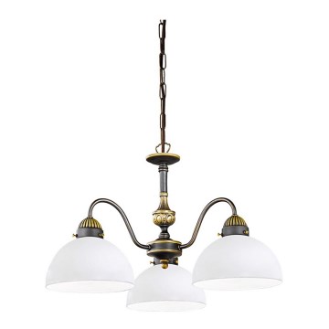 Kolarz 731.83.53 - Candelabro suspenso NONNA 3x/E27/75W/230V