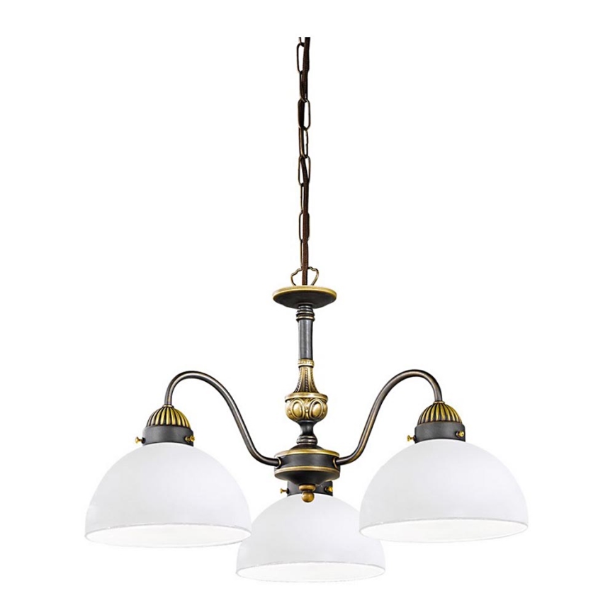 Kolarz 731.83.53 - Candelabro suspenso NONNA 3x/E27/75W/230V