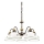Kolarz 731.85.100 - Candeeiro suspenso NONNA 5xE27/75W/230V veado verde