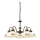 Kolarz 731.85.126 - Candeeiro suspenso NONNA 5xE27/75W/230V limões