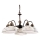 Kolarz 731.85.16 - Candeeiro suspenso NONNA 5xE27/75W/230V azul