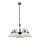 Kolarz 731.85.17 - Candelabro suspenso NONNA 5xE27/75W/230V azul
