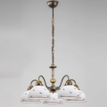 Kolarz 731.85.69 - Candeeiro suspenso NONNA 5xE27/75W/230V vermelho