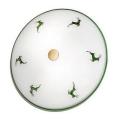Kolarz 731.U12.4.100-Iluminação de teto NONNA 2xE14/60W/230V pr.32 cm verde/latão