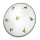 Kolarz 731.U12.4.100-Iluminação de teto NONNA 2xE14/60W/230V pr.32 cm verde/latão