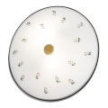 Kolarz 731.U12.4.70 - Candeeiro de teto NONNA 2xE14/60W/230V, diâmetro 32 cm, verde com acabamento em latão