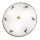Kolarz 731.U13.4.100-Iluminação de teto NONNA 3xE27/60W/230V pr.42 cm verde/latão