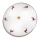 Kolarz 731.U13.4.103-Iluminação de teto NONNA 3xE27/60W/230V pr.42cm vermelho/latão