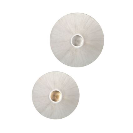 Kolarz A1306.61XL.Wm.SunWg - Iluminação de parede MOON 1xE27/100W/230V branco