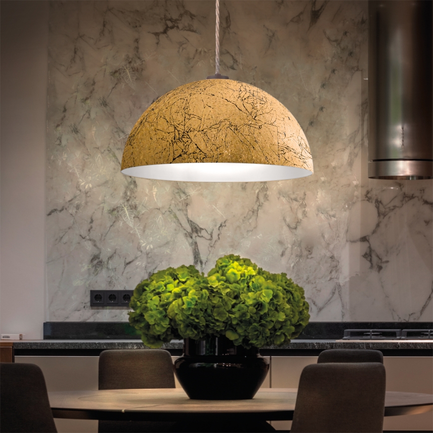 Kolarz A1339.31.Co.VinAu/40 - Candelabro suspenso CULT 1xE27/100W/230V diâmetro 40 cm dourada