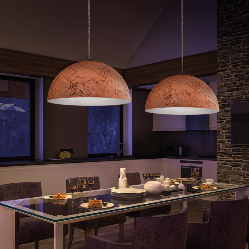 Kolarz A1339.31.Co.VinCu/50 - Candelabro suspenso CULT 1xE27/100W/230V diâmetro 50 cm cobre