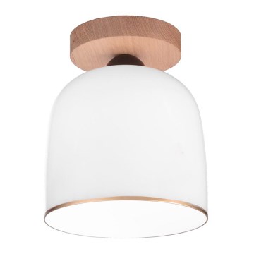 Kolarz A1352.11.Au - Candelabro integrado NONNA 1xE27/60W/230V carvalho/branco/dourada