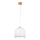 Kolarz A1352.31.Gr - Candelabro suspenso NONNA 1xE27/60W/230V carvalho/branco/cinzento