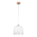 Kolarz A1352.31.W - Candelabro suspenso NONNA 1xE27/60W/230V carvalho/branco