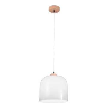 Kolarz A1352.31.W - Candelabro suspenso NONNA 1xE27/60W/230V carvalho/branco