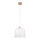 Kolarz A1352.31.W - Candelabro suspenso NONNA 1xE27/60W/230V carvalho/branco