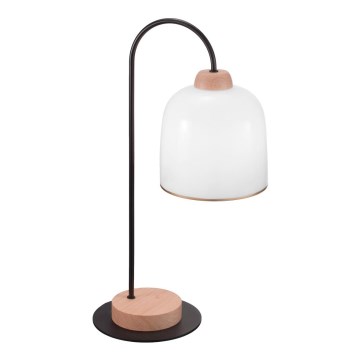 Kolarz A1352.71.Au - Candeeiro de mesa NONNA 1xE27/60W/230V carvalho/branco/dourada