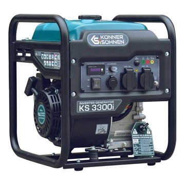 Könner & Söhnen 12111 - Gerador elétrico com inversor KS 3300i 3300W