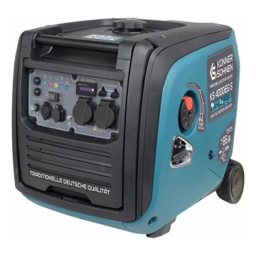 Könner & Söhnen 5106 - Gerador elétrico com inversor a gás e a gasolina KS 4000iEG S 4000W