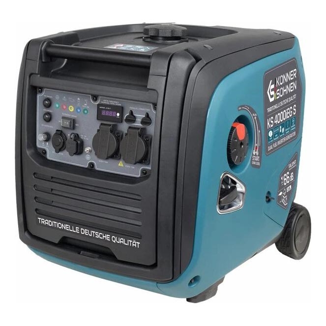 Könner & Söhnen 5106 - Gerador elétrico com inversor a gás e a gasolina KS 4000iEG S 4000W
