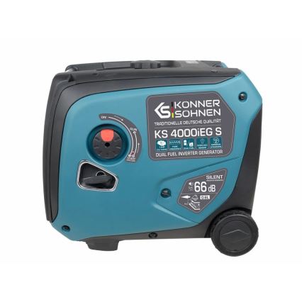 Könner & Söhnen 5106 - Gerador elétrico com inversor a gás e a gasolina KS 4000iEG S 4000W