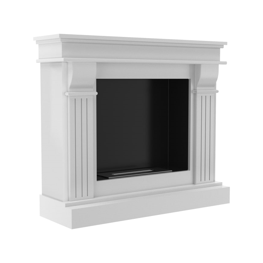 Kratki - Lareira BIO 97,9x115 cm 3kW branco