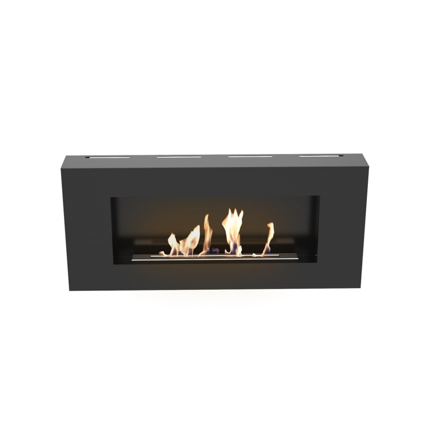 Kratki - Lareira BIO de parede 40x90 cm 1,5kW preta