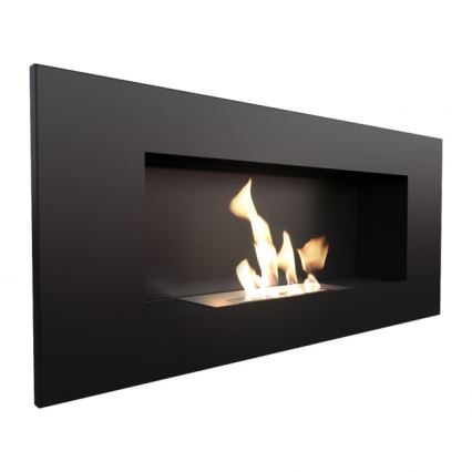 Kratki - Lareira incorporada BIO 40x90 cm 2kW preto