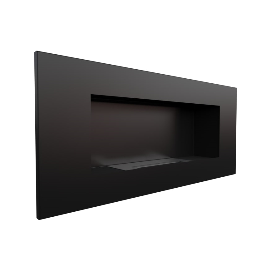 Kratki - Lareira incorporada BIO 40x90 cm 2kW preto