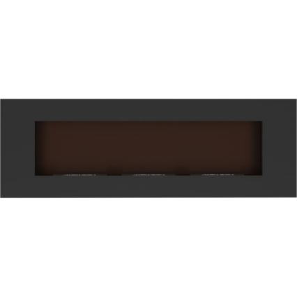 Kratki - Lareira incorporada BIO 40x120 cm 3x1,1kW preto