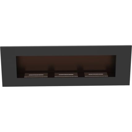 Kratki - Lareira incorporada BIO 40x120 cm 3x1,1kW preto
