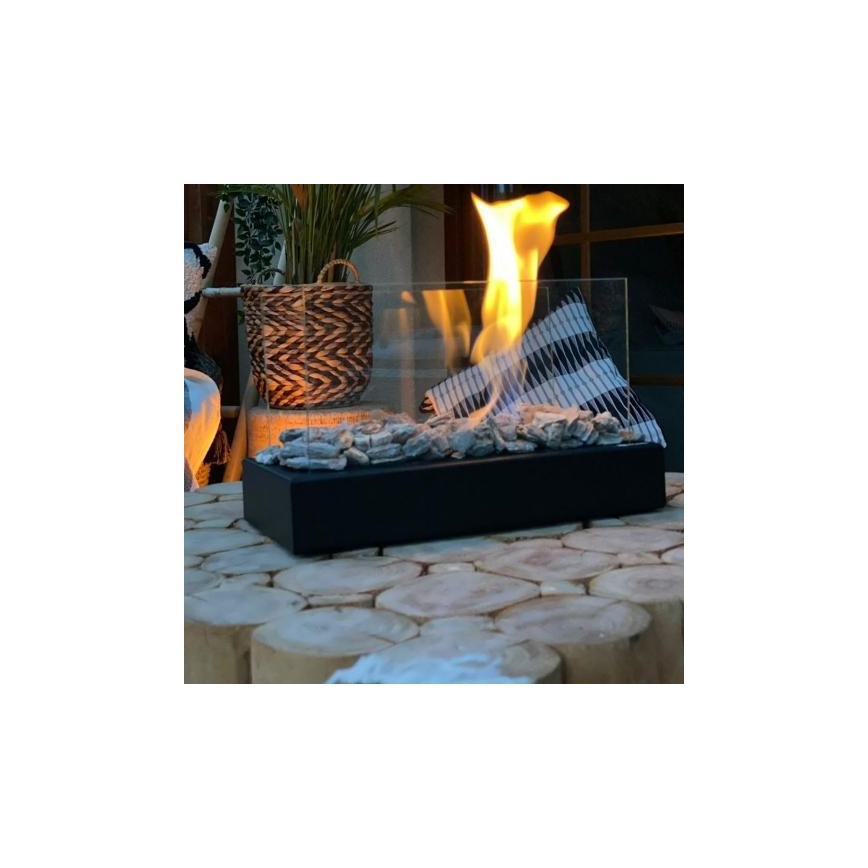 Kratki - Lareira BIO 21,8x35,4 cm 1kW preto