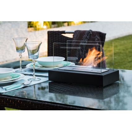 Kratki - Lareira BIO 21,8x35,4 cm 1kW preto