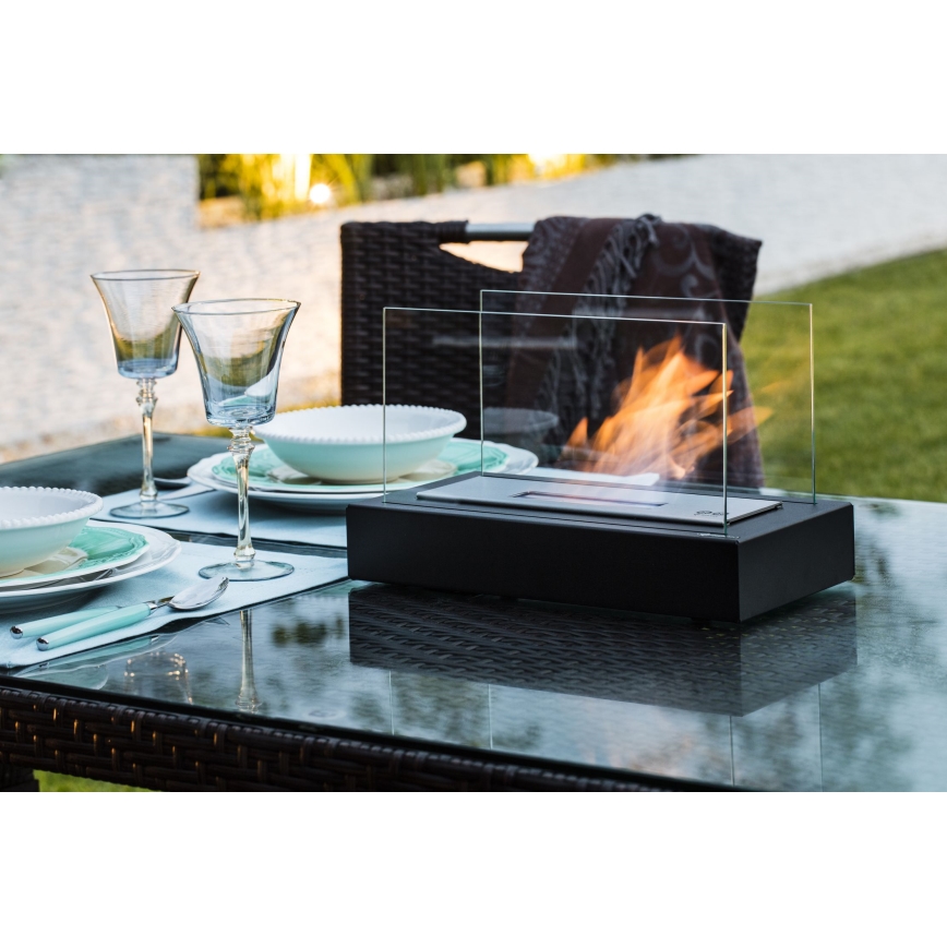 Kratki - Lareira BIO 21,8x35,4 cm 1kW preto