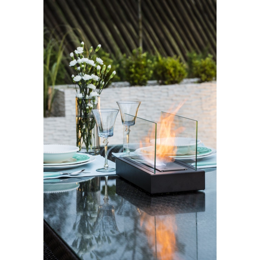 Kratki - Lareira BIO 21,8x35,4 cm 1kW preto