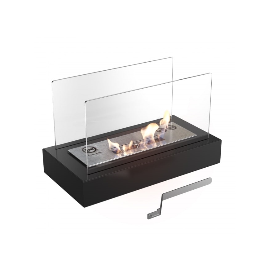 Kratki - Lareira BIO 21,8x35,4 cm 1kW preto