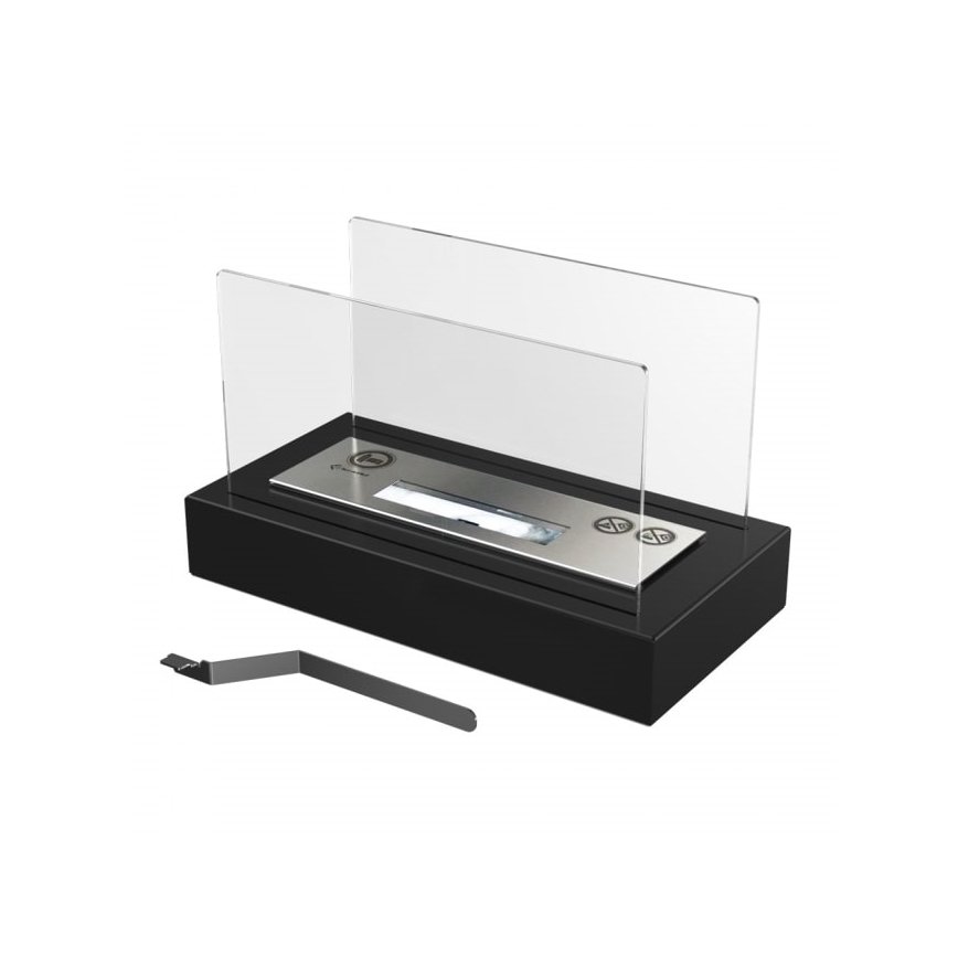 Kratki - Lareira BIO 21,8x35,4 cm 1kW preto