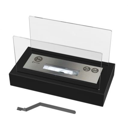 Kratki - Lareira BIO 21,8x35,4 cm 1kW preto