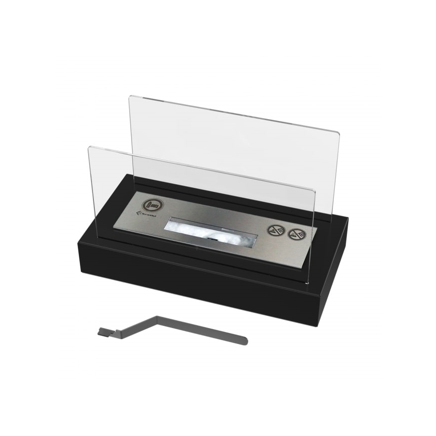 Kratki - Lareira BIO 21,8x35,4 cm 1kW preto
