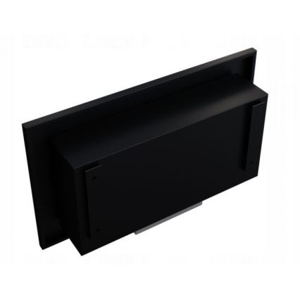 Kratki - Lareira BIO embutida 37,4x64,8 cm 1kW preta