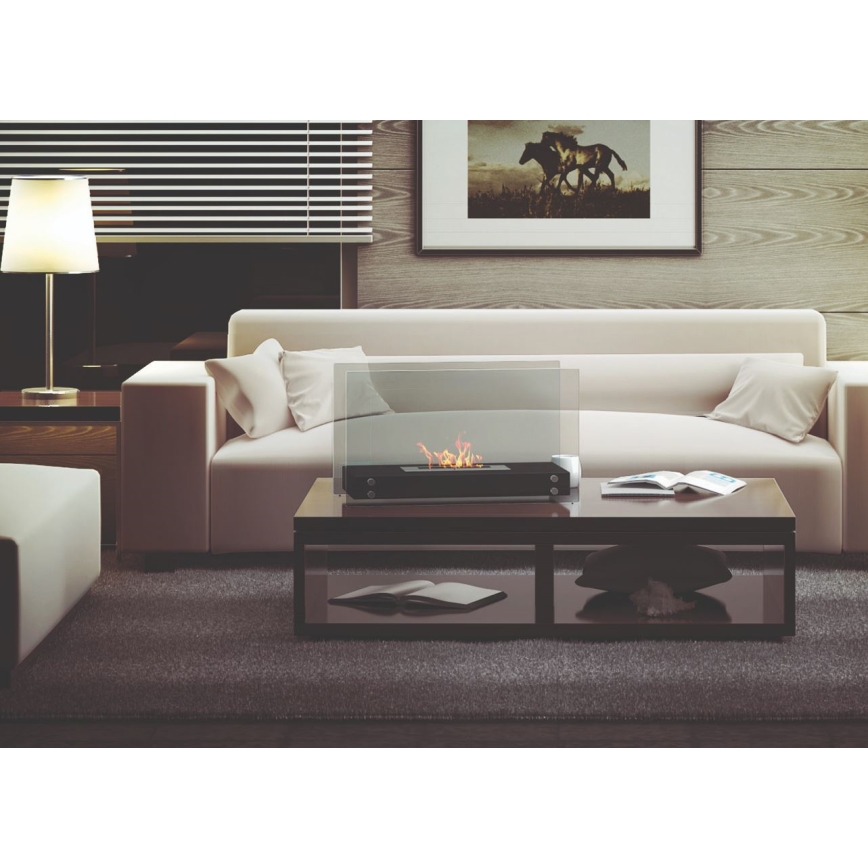 Kratki - Lareira BIO 40,2x70 cm 2kW preto
